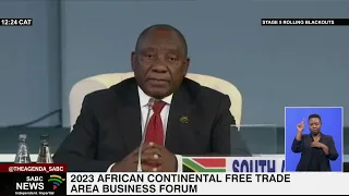 2023 African Continental Free Trade Area Business Forum in Cape Town