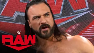 Drew McIntyre is focused on putting Seth “Freakin” Rollins down at WrestleMania: Raw, March 4, 2024