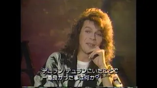 35 Andy Taylor (formerly of Duran Duran) on a TV program in Japan