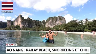 AO NANG: RAILAY BEACH, SNORKELING and CHILL, Vlog Thailand #18
