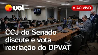 CCJ vota DPVAT: Senadores discutem novo seguro obrigatório para vítimas de acidentes de trânsito