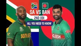 South Africa vs Bangladesh, 2nd ODI – 20 March 2022 Full Match Highlights