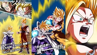 NEW LR SSJ GOKU & GOHAN ACTIVE SKILL, SUPER ATTACKS + OST! Dragon Ball Z Dokkan Battle