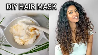 4 Ingredient Moisturizing & Repairing Hair Mask for Dry/Damaged Hair | @Ariba_Pervaiz | Natural DIY