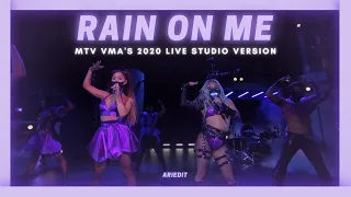 Lady Gaga, Ariana Grande - Rain On Me (VMAs Live Studio Extended Version w/ note changes)