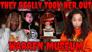 NO WAY THEY TOOK HER OUT !! REAL ANNABELLE in MOST HAUNTED PLACE on EARTH | WARREN MUSEUM