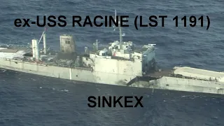 Ex-USS RACINE (LST 1191) SINKEX, RIMPAC 2018