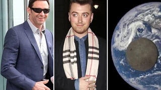 Hugh Jackman, Sam Smith, and the Moon Are All Suffering from Photobomb Fever