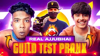 REAL AJJUBHAI GUILD TEST PRANK 🥵 ON LIVE😱🔥- SAMSUNG A3,A5,A6,A7,J2,J5,J7,S5,S6,S7,S9,A10,A20,A30,A50