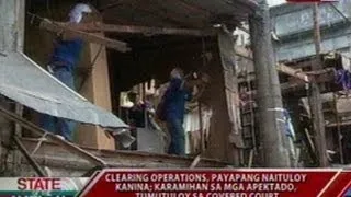 SONA: Clearing operation sa Guatemala Compound sa Makati, payapang naituloy kanina