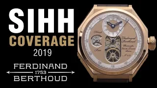 SIHH 2019: Ferdinand Berthoud Limited Edition ‘Oeuvre d’Or’ Collection - FB1.1-2 and FB1.2-1