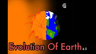 Evolution of Earth 4.0 planet animation, #planets #solarsystem #space