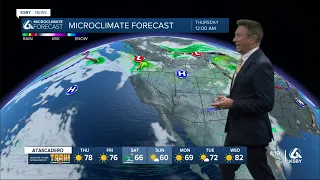 Weekend looks less wet but much cooler than it is now