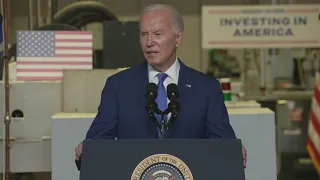 Biden visits Wisconsin to laud a new Microsoft facility, meet voters
