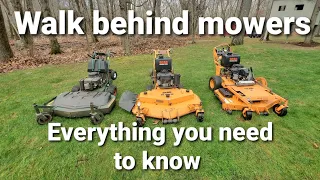 Everything you need to know about fall walk behind mowers