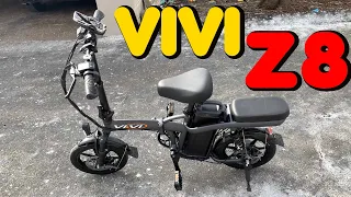 VIVI Z8 Folding EBike First Ride Speed Test #ebike