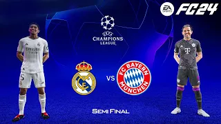 FC 24 - Real Madrid Vs Bayern Munich - UEFA Champions League SEMI Final 2nd leg | 4K60
