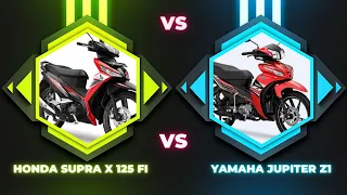 Honda Supra X 125 Fi VS Yamaha Jupiter Z1