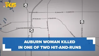 Auburn woman killed in one of two reported hit-and-runs in western Washington on Sunday