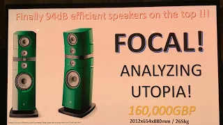 Focal Grande Utopia analysis  coming!!!! - most iconic high end of all time