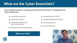 CISA WEBINAR - Cyber Essentials