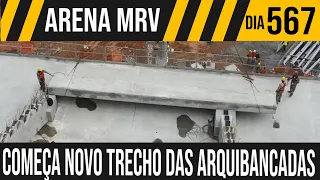 ARENA MRV | 3/11 COMEÇA NOVO TRECHO DAS ARQUIBANCADAS | 08/11/2021