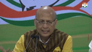 LIVE: AICC Press Briefing By Abhishek Manu Singhvi and Jairam Ramesh at Congress HQ