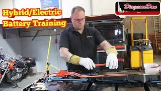 Hybrid/electric battery training