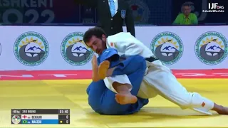 Lasha Bekauri vs Rafael Macedo | Round 3 -90 World Judo Championships Tashkent 2022