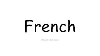 Lær engelsk   Fransk