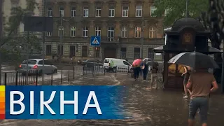 STORM IN LVIV: how the element damaged houses and trees | Вікна-Новини