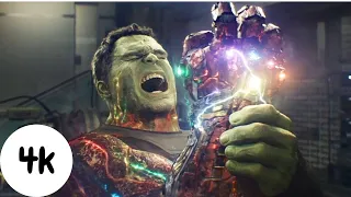 Hulk finger Snap Hindi Scene  Avengers Endgame Hindi HD 4K Clip 1080p30