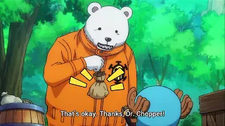 Chopper Gives His Rumble Ball to Bepo (English Sub)