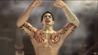 Majima at the sauna (Yakuza: Dead Souls)