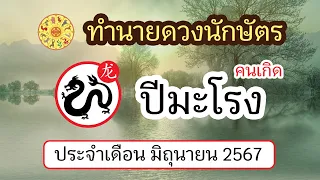 ทำนายดวงนักษัตร คนเกิดปีมะโรง ประจำเดือน มิถุนายน 2567