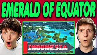 Americans React to Wonderful Indonesia : The Emerald of the Equator