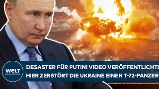 UKRAINE-KRIEG: Desaster für Wladimir Putin! Video veröffentlicht! Ukraine zerstört T-72-Panzer