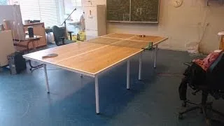 Making a tabletennis table