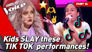 Best TIKTOK Covers from The Voice Kids! 🤩🌈 | Top 6