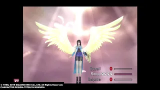 FF8 Rinoa Solo vs Level 100 Ultima Weapon with Angel Wing, No Invincibility or Items