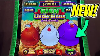 BRAND NEW! Rich Little Hens Rule the Roost Slot!