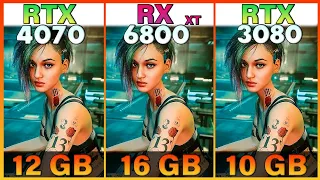 RTX 4070 vs. RX 6800 XT vs. RTX 3080 Tested in 12 Games | 1440p vs. 4K