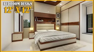 Bedroom Interior Design | 12x12 feet | Interior Design Ideas | Small Bedroom Design