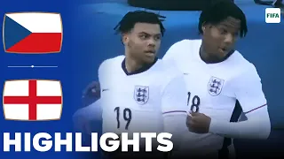 England vs Czechia | Dane Scarlett Double | Highlights | U20 International Friendly 26-03-2024