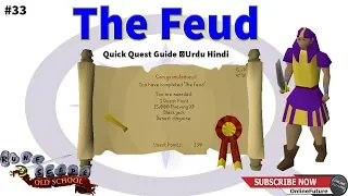 OSRS│How To Complete The Feud Quest 2020 │Quick Quest Guide │Urdu Hindi