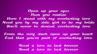 The Love Affair - Everlasting Love (Lyric Video)