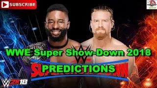 WWE Super Show-Down 2018 Cruiserweight Championship Cedric Alexander vs. Buddy Murphy WWE 2K18