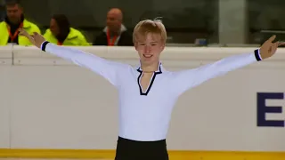 Daniel Grassl ITA   Men Short Program   Egna Neumarkt  2019