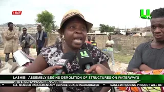 Tema West Assembly Begins Demolition Of Structures On Waterways At Lashibi