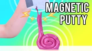 Fun with MAGNETIC THINKING PUTTY (Oddly Satisfying Magnetic Slime) | Kalium's Science Experiments